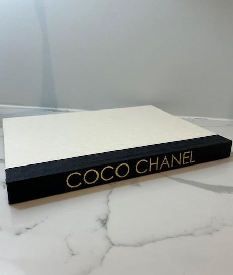 E Law XL Designer Books/Black Spine - Coco Chanel