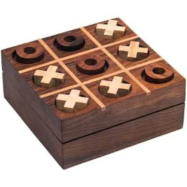 MatrB Rosewood Travel Game Tic Tac Toe