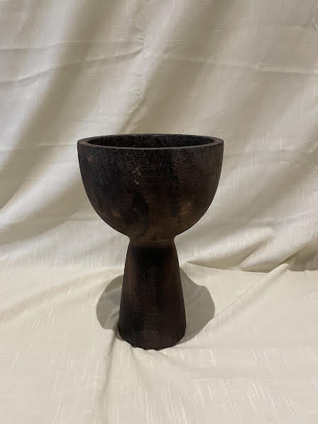 Texture Chalis Candleholder Brown