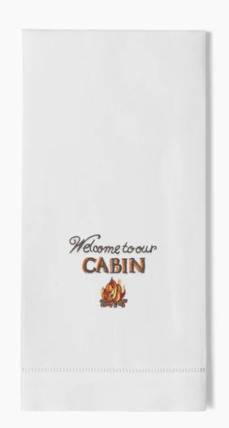 Henry Welcome to our Cabin Hand Towel