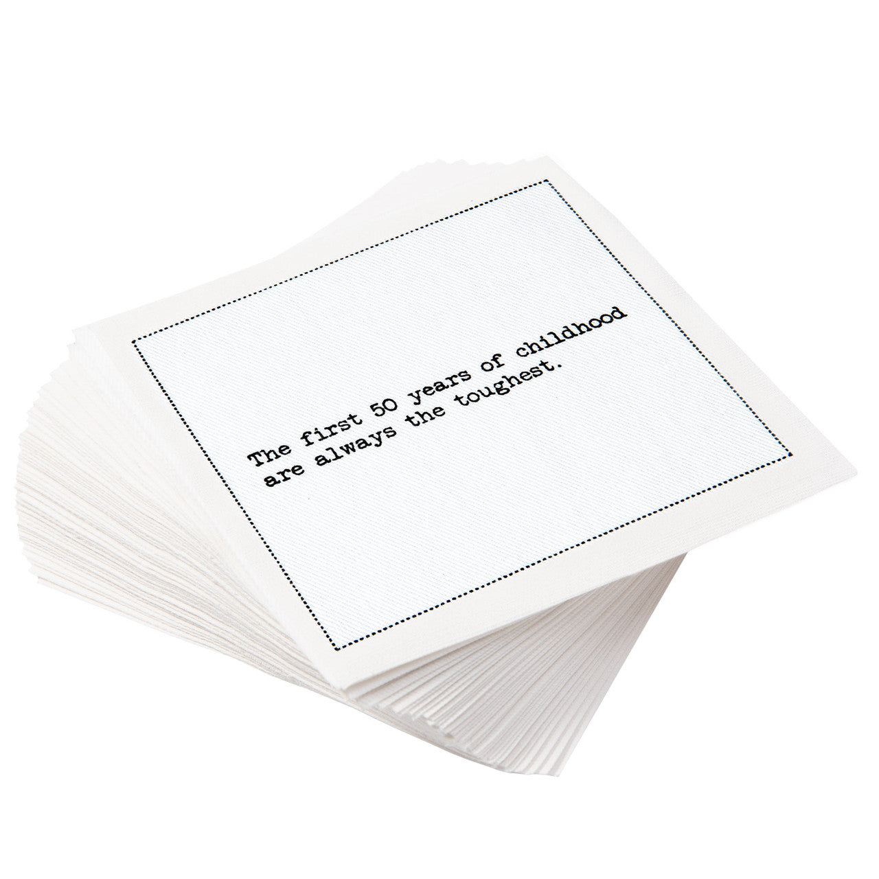 5 Star 50th Birthday Quotes Napkins