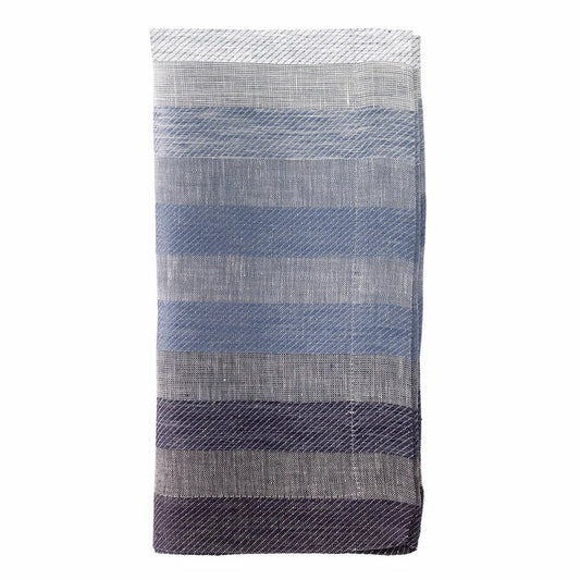 Bodrum Gradient Striped Napkin Navy