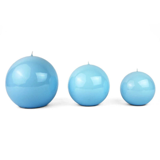 Meloria Ball Candle Medium Light Blue