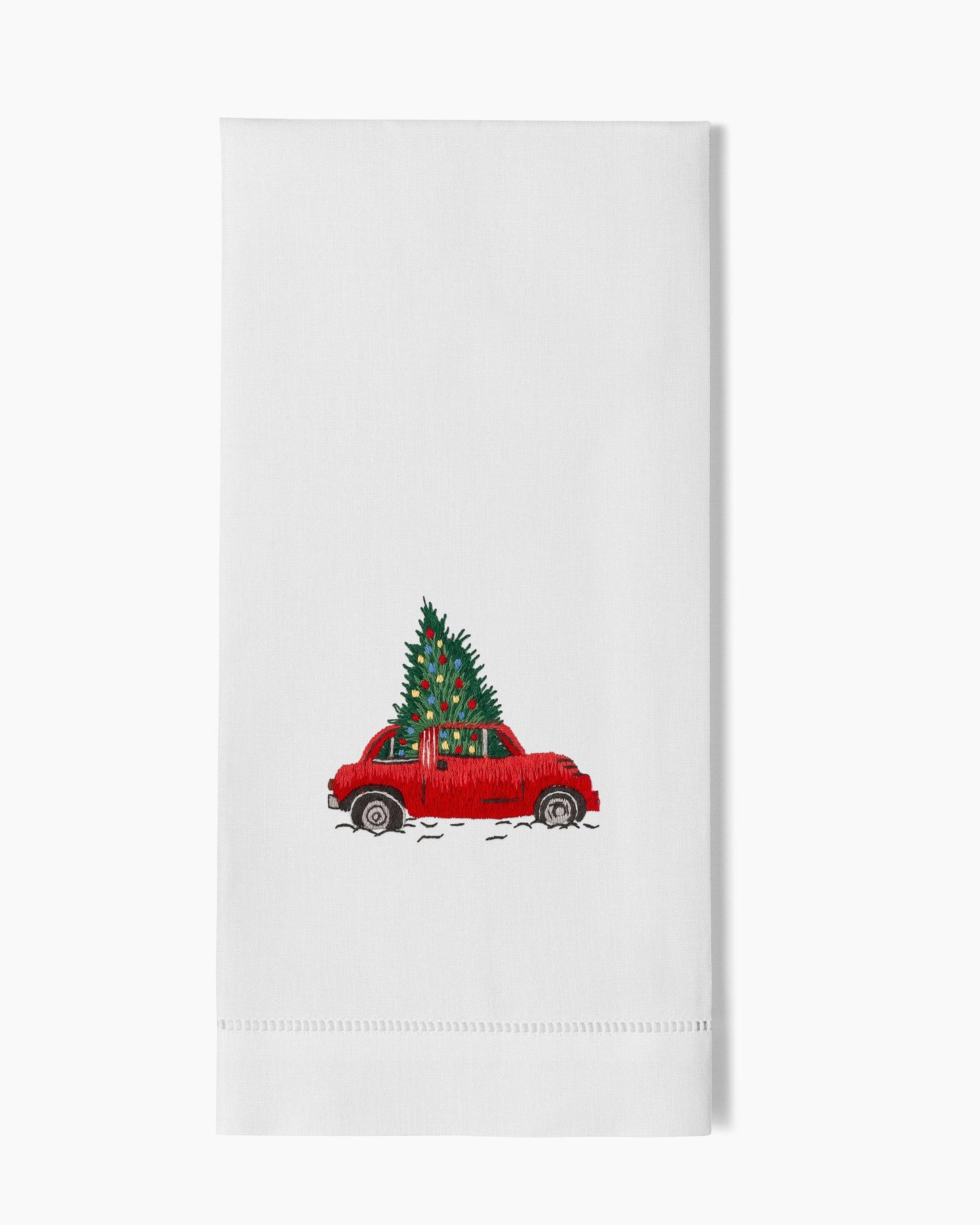 Henry Christmas Tree Car Hand Towel