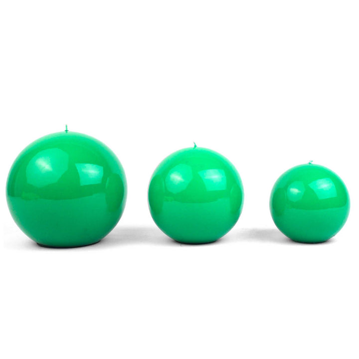 Meloria Ball Candle Large Green