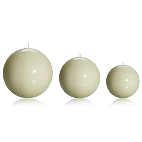 Meloria Ball Candle Small Cream