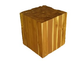 Bahari Teak Ring Block Stool