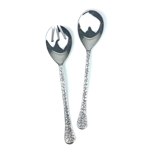 MW  Panthera Salad Servers Platinum