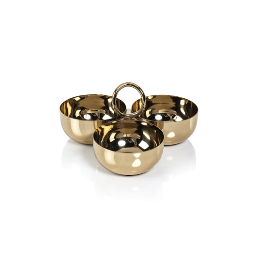 Zodax Aperitifis Condiment Bowl Gold